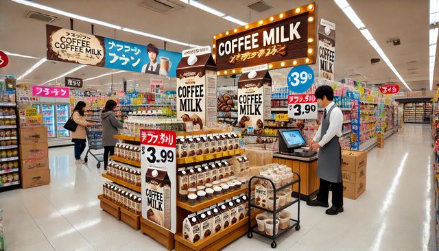 コーヒー牛乳とカフェオレの違い比較