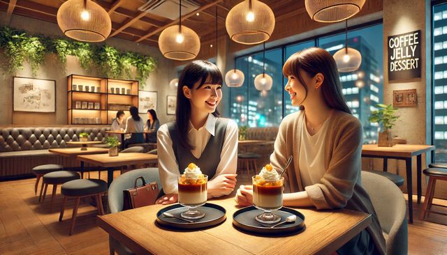 コーヒーゼリー何かける？の選択肢