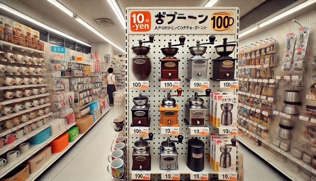 キャンドゥのコーヒーミルは使えない？