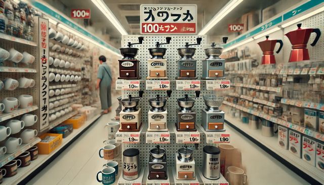 ダイソー1000円コーヒーミルの位置付け