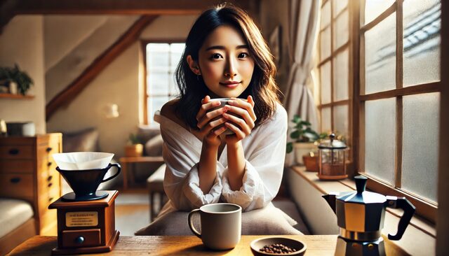 温度計で適温を見極める抽出テクニック