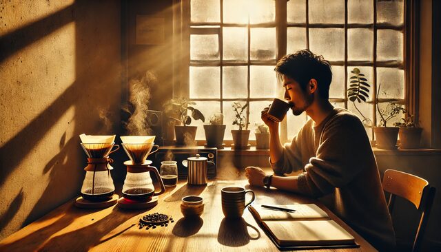 アイスコーヒーに練乳を沈ませない混ぜ方のコツ