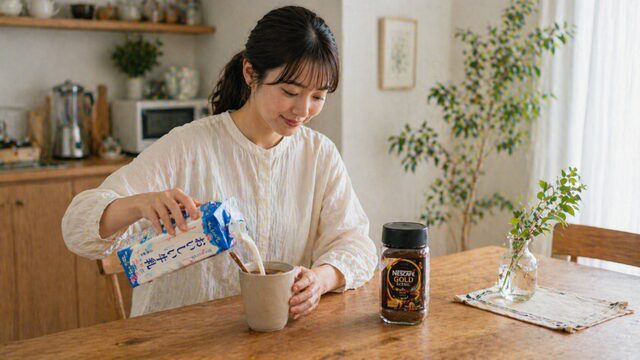 インスタントコーヒーになぜ牛乳なのか？知って得する栄養メリットとコスパの真実