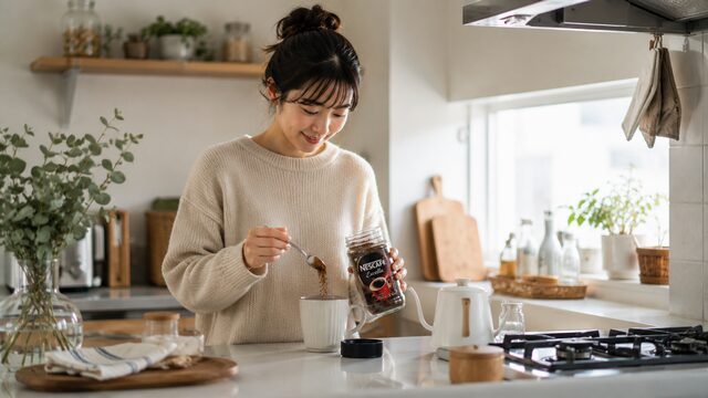 スプレードライの溶けやすさを活かした「濃厚アイスカフェオレ」の作り方