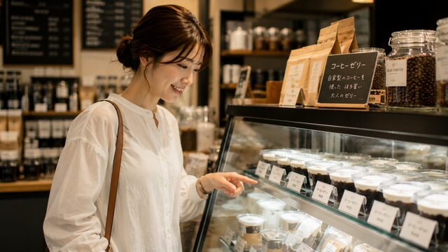 カフェ専門店の本格コーヒーゼリーはドリンク1杯分と同等のケースも