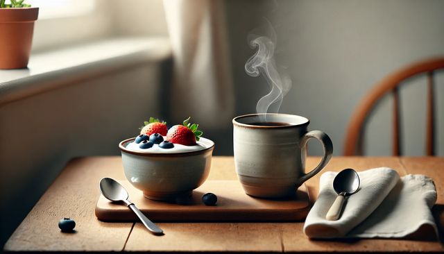 コーヒーにヨーグルトはまずい