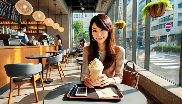 コーヒーフラペチーノが甘い