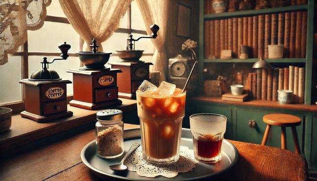 コーヒーにガムシロップ