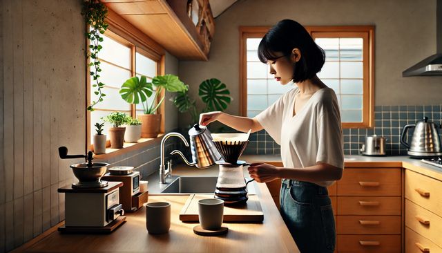 ドリップコーヒーの入れ方