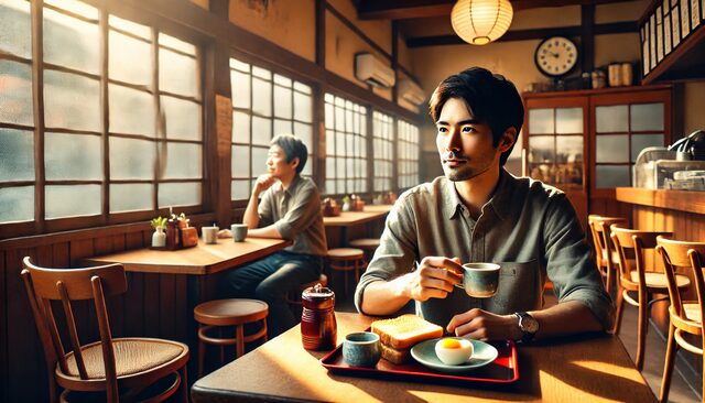 珈琲館のモーニング