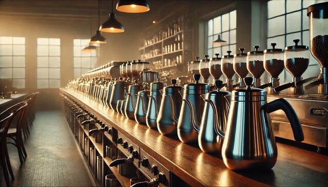 100均セリアでコーヒーポット