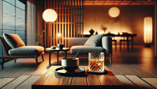 コーヒーにウイスキー