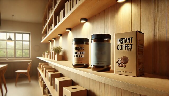 インスタントコーヒーが黒くなる